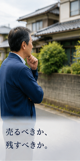 売るべきか残すべきかの空き家相談